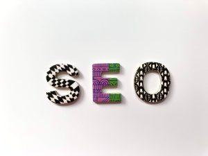 picture of letters "SEO" which stands for search engine optimization