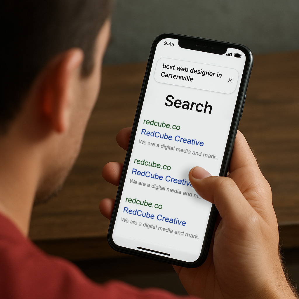 local SEO search for Cartersville business services